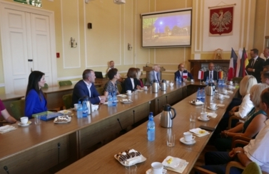 Wizyta delegacji na Dniach Starogardu