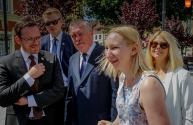 Wizyta delegacji na Dniach Starogardu