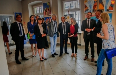 Wizyta delegacji na Dniach Starogardu
