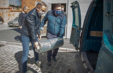 Materiał na przyłbice