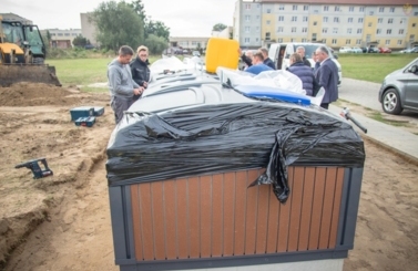 P&oacute;łpodziemne pojemniki na osiedlach w Starogardzie