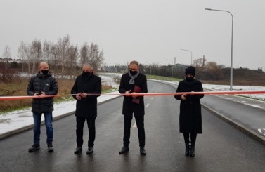 Otwarcie ulicy Iwaszkiewicza