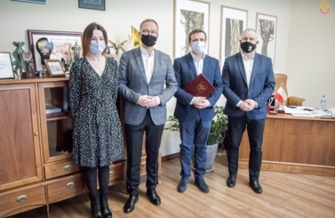 Podpisanie umowy z PBD na remont 