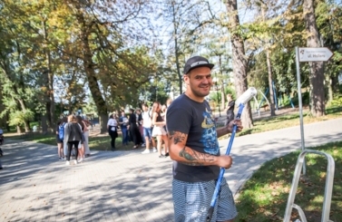 Zimorodek w Parku Miejskim