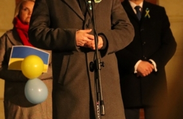 Wiec solidarności z Ukrainą