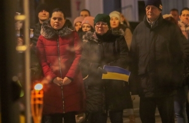 Wiec solidarności z Ukrainą