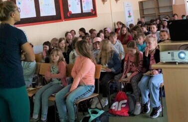 Warsztaty UKS &Oacute;semka z Alicją  Tch&oacute;rz