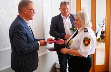Obchody święta Straży Miejskiej w Urzędzie