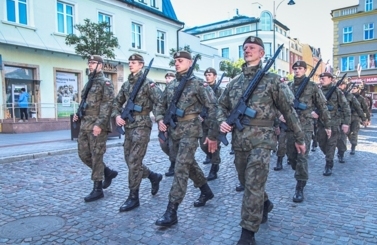 Przysięga wojskowa 71 Batalionu L7 PBOT