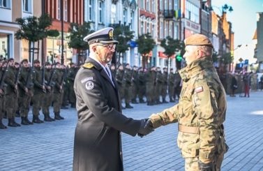 Przysięga wojskowa 71 Batalionu L7 PBOT