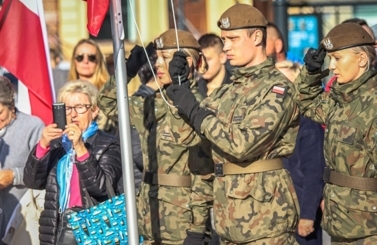 Przysięga wojskowa 71 Batalionu L7 PBOT
