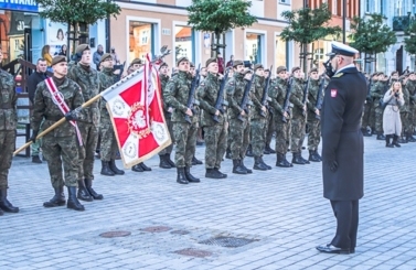 Przysięga wojskowa 71 Batalionu L7 PBOT