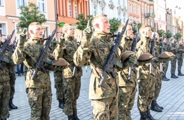 Przysięga wojskowa 71 Batalionu L7 PBOT