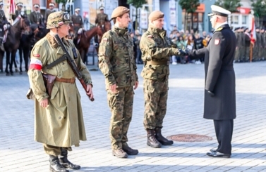 Przysięga wojskowa 71 Batalionu L7 PBOT