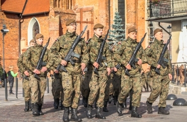 Przysięga wojskowa 71 Batalionu L7 PBOT