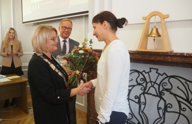 Magdalena Lenz na sesji Rady Miasta
