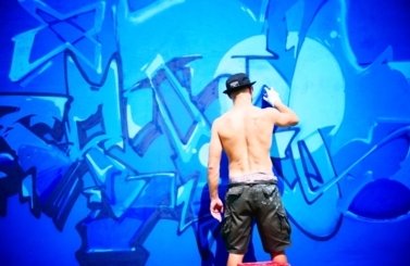 Mural przy Parku Nowe Oblicze 