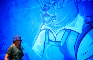 Mural przy Parku Nowe Oblicze 