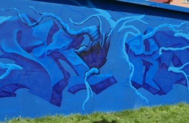Mural przy Parku Nowe Oblicze 
