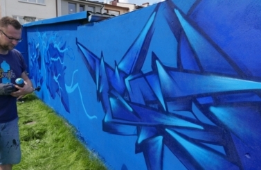 Mural przy Parku Nowe Oblicze 