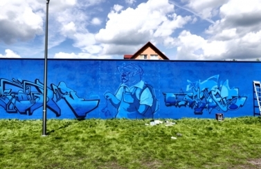 Mural przy Parku Nowe Oblicze 
