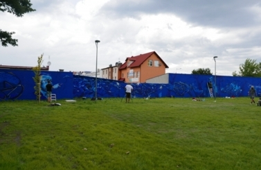 Mural przy Parku Nowe Oblicze 