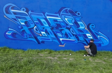 Mural przy Parku Nowe Oblicze 