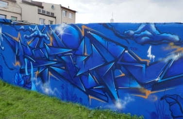 Mural przy Parku Nowe Oblicze 