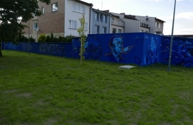 Mural przy Parku Nowe Oblicze 