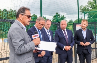 Otwarcie boisk i placu zabaw na Piekiełkach