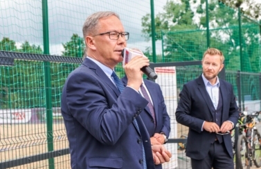 Otwarcie boisk i placu zabaw na Piekiełkach
