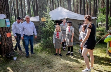 Ob&oacute;z harcerski w Skrzyni 2024