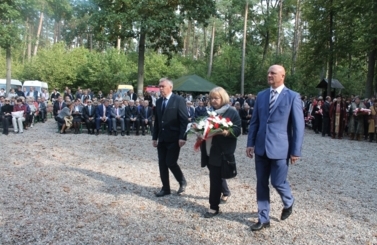 Uroczystości pod pomnikiem w Szpęgawsku 2017