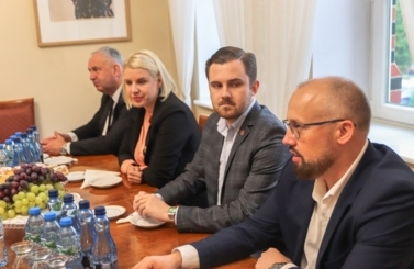 Spotkanie prezydent&oacute;w Tczew Starogard