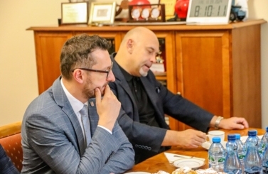 Spotkanie prezydent&oacute;w Tczew Starogard
