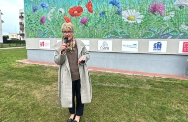 Nowy mural na osiedlu Kopernika
