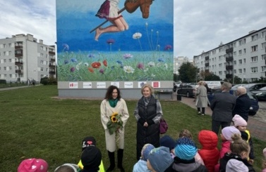 Nowy mural na osiedlu Kopernika