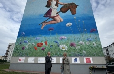 Nowy mural na osiedlu Kopernika