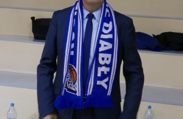Prezydent na treningu koszykarzy Polpharmy
