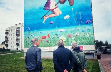Nowy mural na osiedlu Kopernika