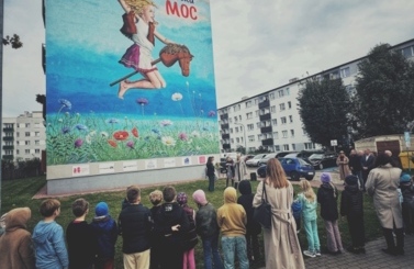Nowy mural na osiedlu Kopernika