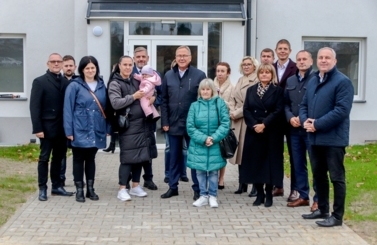 Przekazanie kluczy na osiedlu Piast&oacute;w
