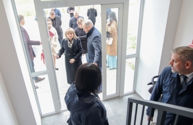 Przekazanie kluczy na osiedlu Piast&oacute;w