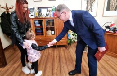 Kacper - pierwsze starogardzkie dziecko 2025 r. 