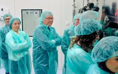 Otwarcie nowej linii technologicznej do rozwoju i wytwarzania lek&oacute;w RNA w ZF Polpharma w Starogardzie Gdańskim  11