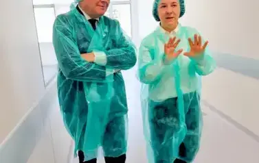 Otwarcie nowej linii technologicznej do rozwoju i wytwarzania lek&oacute;w RNA w ZF Polpharma w Starogardzie Gdańskim  15