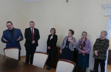 Przekazanie sztandaru do muzeum