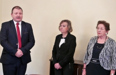 Przekazanie sztandaru do muzeum