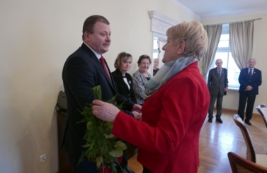 Przekazanie sztandaru do muzeum
