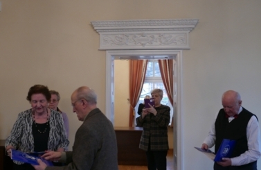 Przekazanie sztandaru do muzeum